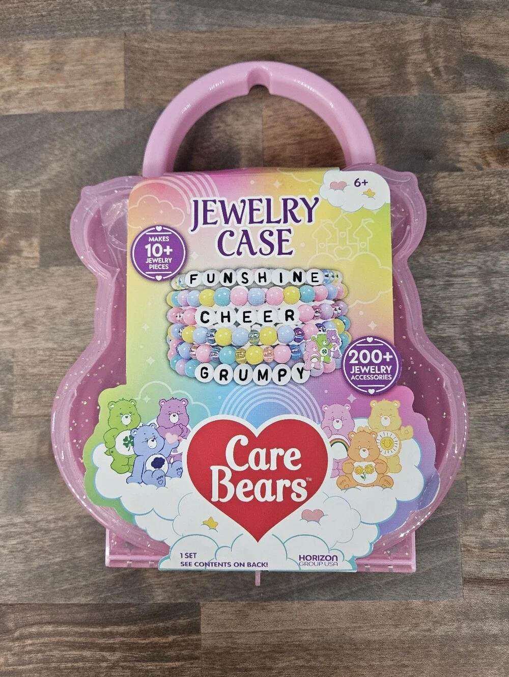 Care Bears Jewelry Case DIY bead kit